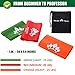 Micrael Home Solid Exercise Resistance Band Set of 3 Long Fitness Stretch Bands Home Gym Kit for Strength Training, Physical Therapy, Pilates, Chair Exercises 59 x 5.9 inches