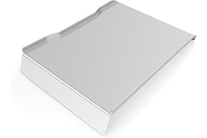 FLAMEDUTY Stainless Steel Drip Pan Heat Baffle Replacement for Traeger Ironwood 650 Series, Drip Tray Compatible with Ironwood 650 Grill/Traeger KIT0438 Pellet Smoker Grills Parts/Drip Tray Liners BAC506