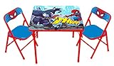 Spiderman Spider-Man Super Hero Adventures Activity Table Set with 2 Chairs Play Two, Spiderman