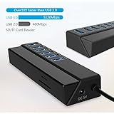 Masvoker 6 Ports Multi-Function USB 3.0 HUB, Built in SD&TF Card Reader