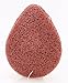 MY Konjac Sponge All Natural Korean Fiber French Red Clay Facial Sponge. Excellent for Dry or Mature Skin. Halal, Leaping Bunny Cruelty Free and the Vegan Society Certified