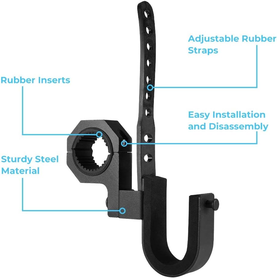 UTV Gun Holder, kemimoto Roll Bar Rack Fits for 1.75” 1.875" 2” Roll Bars Compatible with Polaris RZR Ranger Can Am Honda Kawasaki: Automotive