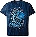 The Mountain Skull Dragon Adult T-Shirt, Blue, 2XL