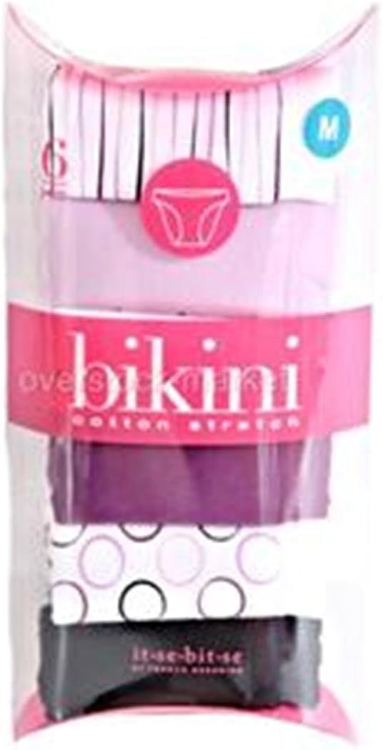 ItSeBitSe by French Dressing Ladies’ HiCut Brief 6pack (Large) at