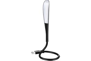 USB Reading Lamp USB LED Light Lamp with 14 LEDs Dimmable Touch Switch and Flexible Gooseneck (1 pcs)