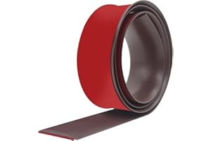 SEONTA Floor Flat Transition Strip Self Adhesive Floor Vinyl Flat Divider Strip Floor Edge Trim Floor Gap Covering Joining Strip Carpet to Tile Transition Edging Trim with Strong Backing 4cm 3.28FT Coffee