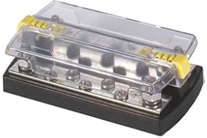 Blue Sea Systems DualBus Plus 150A BusBar - 1/4, Blue/Sea