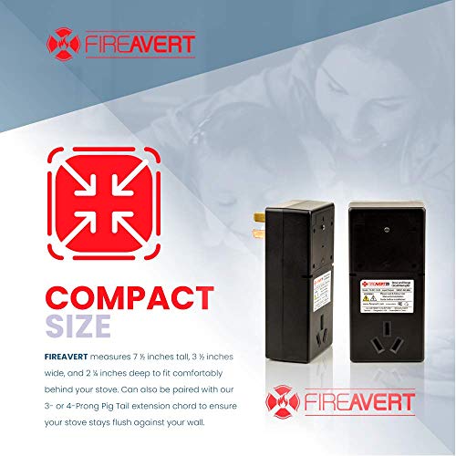 FireAvert Electric Auto Stove Shutoff Safety Device (3 or 4 Prong