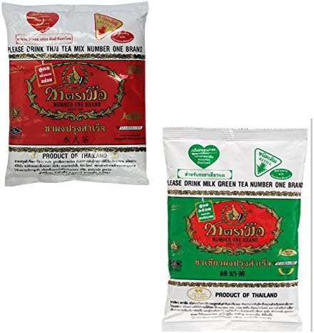 10 Bag/lots - The Original Thai Iced Tea Mix ~ Number One Brand Imported From Thailand! 400g Bag Great for Restaurants That Want to Serve Authentic and High Quality Thai Iced Teas. Sent with EMS