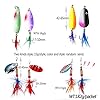 Easy-Catch-30-Pack-Assorted-Fishing-Metal-Lures-Colorful-Feather-Meatl-Casting-Fishing-Spinner-Baits-Spoon-Fishing-Lures-Sharp-Fish-Treble-Hooks-Tackle-Kit