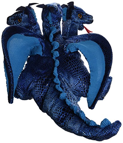 Folkmanis Three-Headed Blue Dragon Hand Puppet