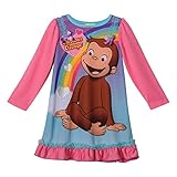 Curious George Long Sleeve Girls Nightgown, Toddlers Size 3T