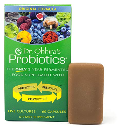 Dr. Ohhira s Probiotics Original Formula, 60 Capsules and Kampuku Beauty Bar Soap 0.71 Ounce