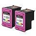 Valuetoner Remanufactured Ink Cartridge Replacement For Hewlett Packard HP 901 High Yield CZ076FN CC656AN (2 Tri-Color) 2 Pack Compatible With Officejet 4500 G510a 4500 G510g 4500 G510n J4500 J4524 J4540 J4550 J4580 J4624 J4640 J4660 J4680 J4680c Printer