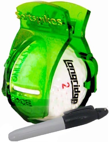 Softspikes Golf Ball Alignment Tool Ball Marker with Sharpie Pen