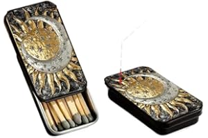 Portable Refillable Case Travel Pocket Dispenser Tarot Moon Sun Design Black