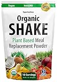 Opportuniteas Organic Meal Replacement Shake Powder - Vegan & Non GMO, 1 lb