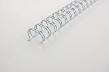 GBC WireBind Binding Wires 14 mm 125 Sheet A4 Silver Pack of 100 RG810997 view 2
