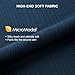 David Archy Men's 4 Pack Micro Modal Drop Needle Underwear Soft Breathable Trunks (M, Wine/Navy)