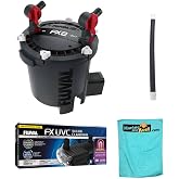 Inland Seas Fluval FX2 High Performance Canister Filter &amp; UVC Clarifier Bundle (4 Items)