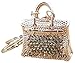 AM Landen Gold Rhinestone Handbag Keychains Handbag Charms PurseGift Key-chains