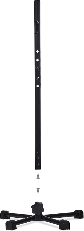 Suporte de bicicleta montado na parede, dobrável, ajustável, até 25 kg, cabiçador de garagem ou cave, preto e prateado, ferro, 63,5 x 32 x 35 cm