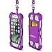 2 in 1 Cell Phone Lanyard Strap Case Universal Smartphone Neck Laniard Shockproof Cover with ID Card Holder Necklace Tether for iPhone X 8 7 6 6S 5 SE iPod Touch Samsung Galaxy S8 S7 S6 Edge LG