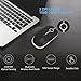 2.4GHz Wireless Bluetooth Mouse, Jelly Comb Dual Mode Slim Wireless Mouse with 2400 DPI for PC, Laptop, Mac, Android, Windows - Black and Gold