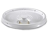 3.5, 5, 6, 7 Gallon White Plastic Snap-on Pail Lid