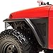 Tidal Front Tube Fender Flare LED Rocker Guard with Steel Mesh Fit for 87-95 Wrangler YJ