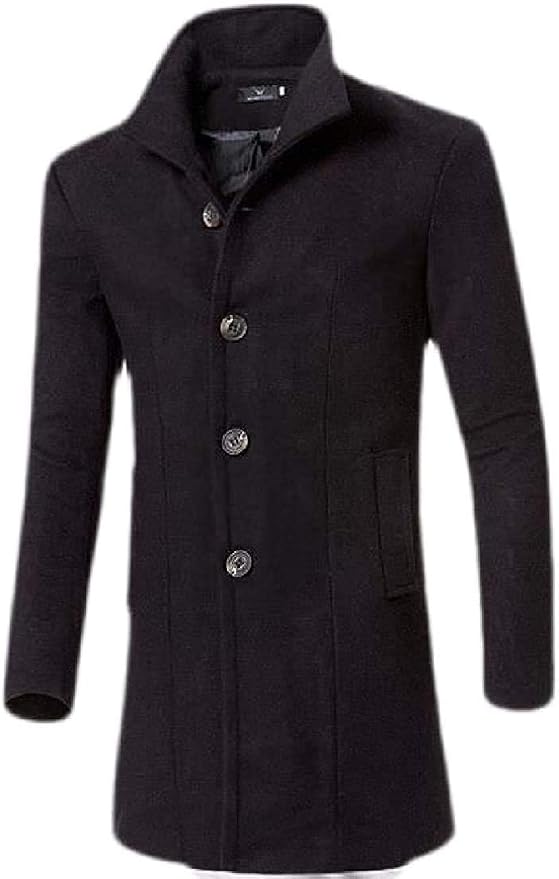 mens mid length wool coat