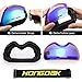 HONGDAK Ski Goggles Snowboard Snowmobile Men Women Anti Fog Polarized OTG Over Glasses Snow Sports Sunglass Snowboarding Jet Skiing Youth Kids