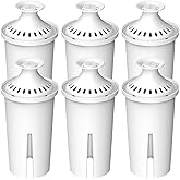 Max Strength Pro Water Filter Replacement for Brita® Pitchers & Dispensers, Classic OB03, Mavea® 107007, 35557 & More, NSF Certified Water Pitcher Filter, 1 Year Supply, Fits Brita & Mavea, 6 Count