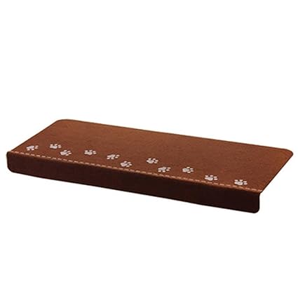 Coffee : hunpta Step Basic Non-Slip Rubber Backing Skid-Resistant Carpet Stair Gripper Set of 5 (Coffee)