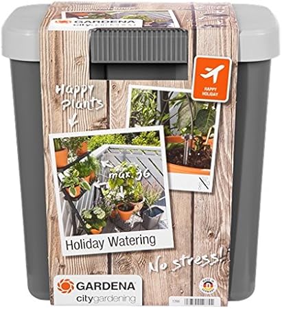 Gardena Riego automático de Vacaciones para regar hasta 36 macetas ...