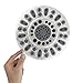 Waterpik VLD 633 High Pressure 6 Mode Rain Shower Head, 2.5 GPM, Chrome