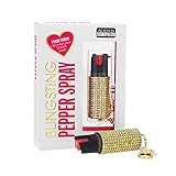 Pepper Spray Keychain for Women – Fashionable & Powerful, our 10% OC, No Gel Sprays Long Range and is Specifically Designed for Women, Safe, Accessible, Easy to Use, No Accidents, and Refillable
