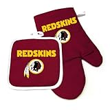 NFL Team Logo Kitchen Home Outdoor Washington Redskins Oven Mitt and Pot Holder