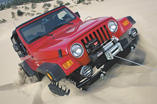 WARN 87310 Electric 12V 9.5xp-s Series Winch with Synthetic Rope: 3/8" Diameter x 100' Length, 4.75 Ton (9,500 lb) Pulling Capacity - Image 4