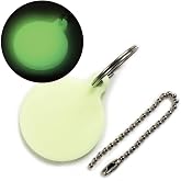 WAKUWAKU Glow Keychain Key Ring Glow R in the Dark for Camping Outdoor emergency No Batteries Soft silicone