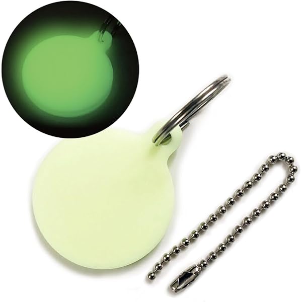 GLO-X Glow in The Dark Keychain - Find Your Light Up Key Chain In