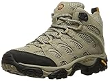 Merrell Women's  Taupe  Moab Vent Mid Wide Hiking Boot - 9 C/D US