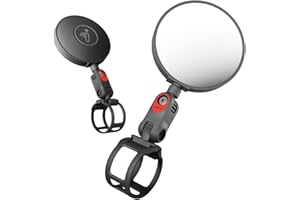 Segway Electric Scooter Rear-view Mirror - Universal Fit for All Segway Scooters (Except Air T15), 2-Pack, Black, Adjustable Wide-Angle Vision, Easy Installation