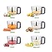 Food Processor 12-Cup, Aicok Food Processor Blender, Multi-Function Food Processor, 1.8L, 3 Speed Options, 2 Chopping Blades & 1 Disc, Safety Interlocking Design, 500W