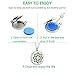 GelConnie Fragrance Essential Oil Diffuser Necklace Butterfly Perfume Pendant Stainless Steel Locket Aromatherapy Jewelry for Wife, Women CSFL190