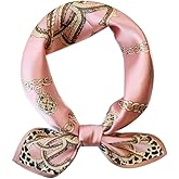 MEISEE 100% Mulberry Silk Scarfs Small Square Scarf 21" x 21" Neck Scarf Breathable Lightweight for Women Gift Packed