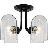 Kalco Lighting 514045MB Cupola 4 Light 15 inch Matte Black Semi Flush Mount Ceiling Light