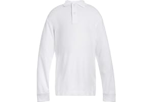 Tommy Hilfiger Long Sleeve Interlock Co-ed Kids Polo Shirt, Boys & Girls School Uniform Clothes