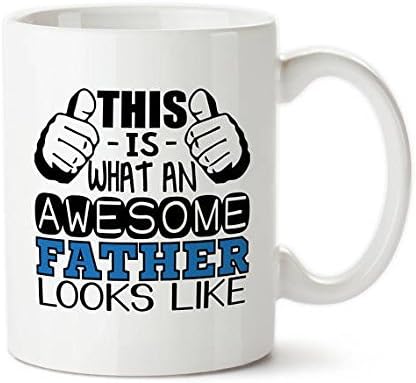 Father Coffee Mug, This Is What An Awesome Father Looks Like Mug, Papa Mug, Funny Coffee Mug, Fathers Day Gift, Daddy Mug, Gift for Father from Daughter Son