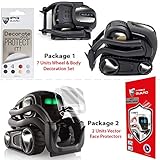 IPG for Vector Robot Face Screen Guard Decoration KIT Protector from Unexpected Attacks of Kids and Pets.Include Wheels&Body Set 7 Units Decals+2 Units Screen Protector (Chrome)